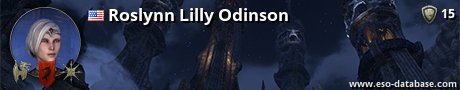 Signatur von Roslynn Lilly Odinson