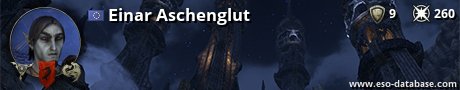 Signatur von Einar Aschenglut