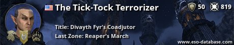Signatur von The Tick-Tock Terrorizer