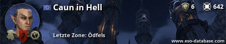 Signatur von Caun in Hell