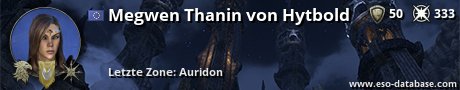 Signatur von Megwen Thanin von Hytbold