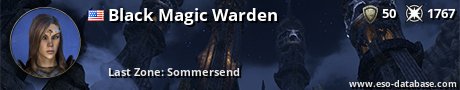 Signatur von Black Magic Warden