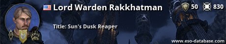 Signatur von Lord Warden Rakkhatman