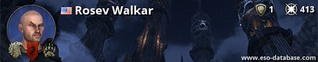Signatur von Rosev Walkar