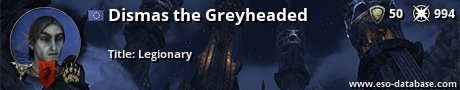 Signatur von Dismas the Greyheaded