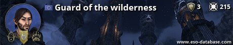 Signatur von Guard of the wilderness
