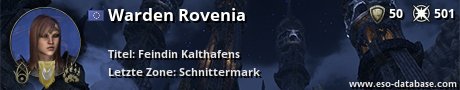 Signatur von Warden Rovenia