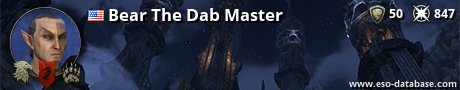 Signatur von Bear The Dab Master