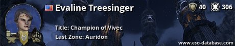 Signatur von Evaline Treesinger