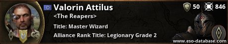 Signatur von Valorin Attilus