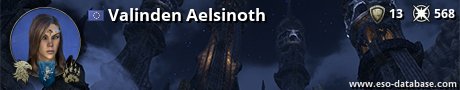 Signatur von Valinden Aelsinoth