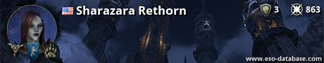 Signatur von Sharazara Rethorn