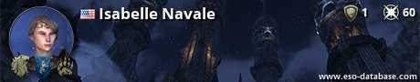 Signatur von Isabelle Navale