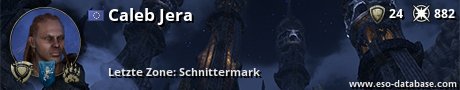 Signatur von Caleb Jera