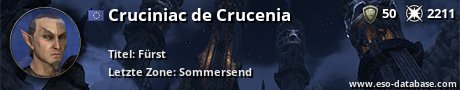 Signatur von Cruciniac de Crucenia