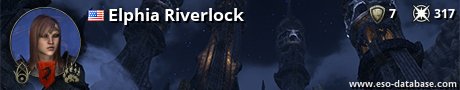 Signatur von Elphia Riverlock