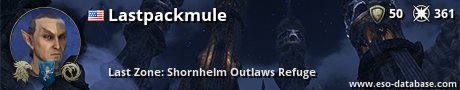 Signatur von Lastpackmule