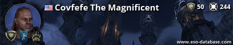 Signatur von Covfefe The Magnificent