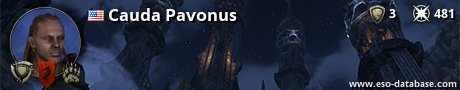 Signatur von Cauda Pavonus