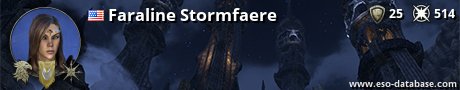 Signatur von Faraline Stormfaere