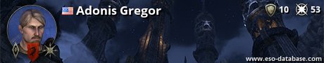 Signatur von Adonis Gregor