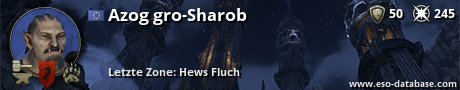 Signatur von Azog gro-Sharob