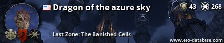 Signatur von Dragon of the azure sky