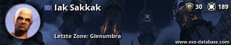 Signatur von Iak Sakkak