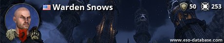 Signatur von Warden Snows