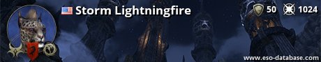 Signatur von Storm Lightningfire