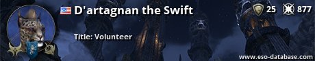 Signatur von D'artagnan the Swift
