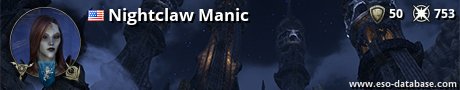 Signatur von Nightclaw Manic
