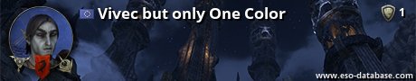 Signatur von Vivec but only One Color