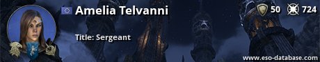 Signatur von Amelia Telvanni