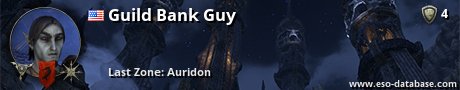 Signatur von Guild Bank Guy