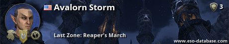Signatur von Avalorn Storm