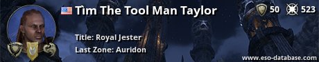 Signatur von Tìm The Tool Man Taylor