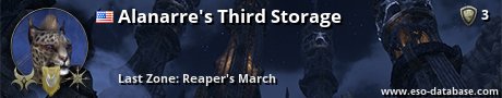 Signatur von Alanarre's Third Storage