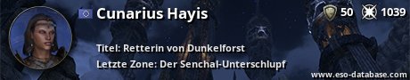 Signatur von Cunarius Hayis