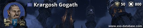 Signatur von Krargosh Gogath