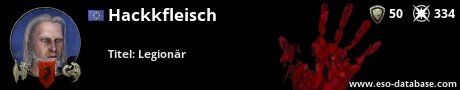 Signatur von Hackkfleisch