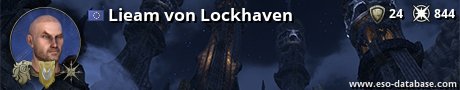 Signatur von Lieam von Lockhaven