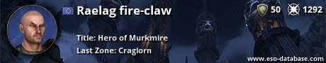 Signatur von Raelag fire-claw