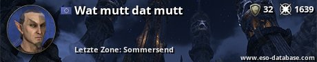 Signatur von Wat mutt dat mutt