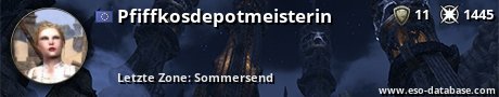 Signatur von Pfiffkosdepotmeisterin