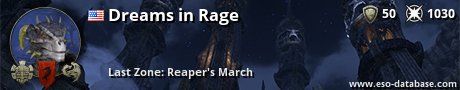Signatur von Dreams in Rage