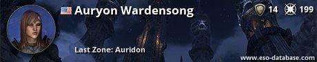 Signatur von Auryon Wardensong