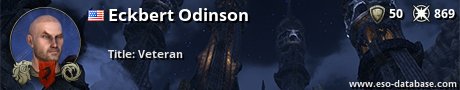 Signatur von Eckbert Odinson