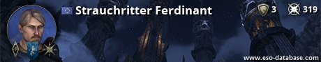 Signatur von Strauchritter Ferdinant