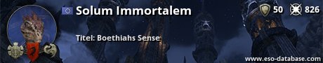 Signatur von Solum Immortalem